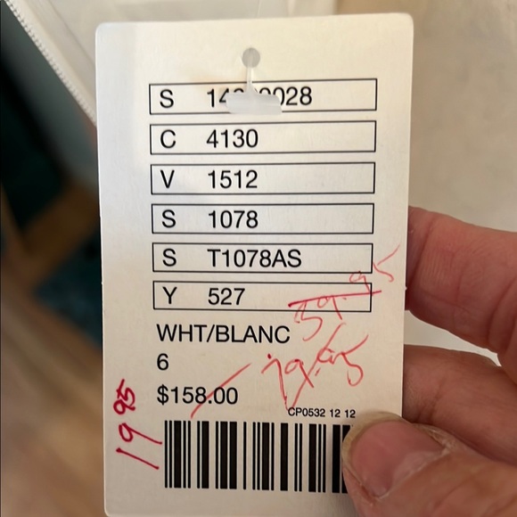 White and Light Blue Embroidered Women’s Sundress - Picture 8 of 9